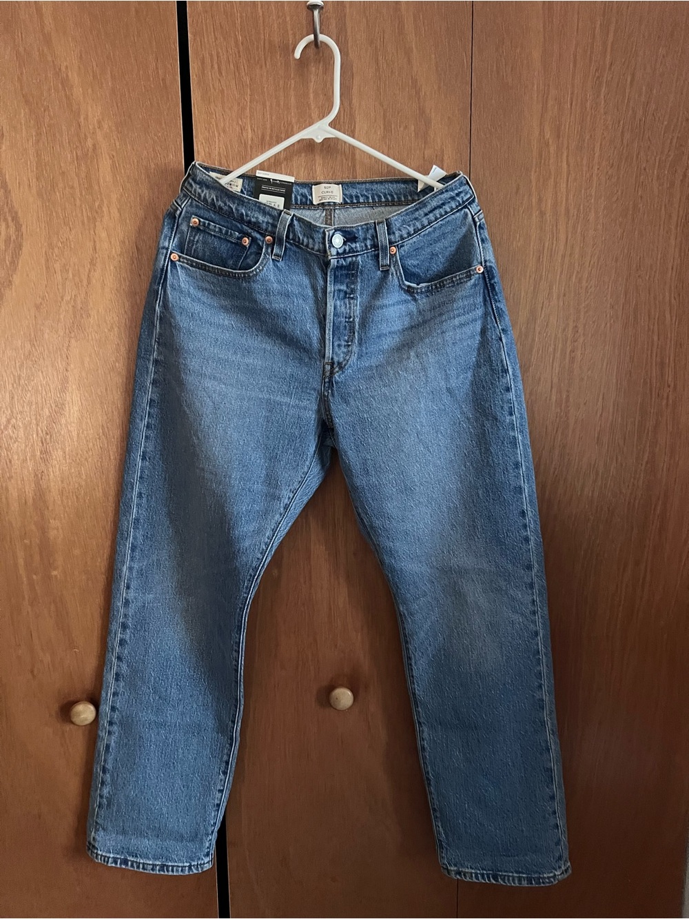 Classic Men's Blue Denim Jeans - Unbranded